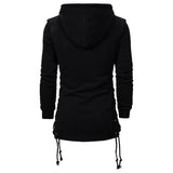 Joior Autumn New Men Hoodies Sweatshirts Casual Solid Long Sleeve Hoodie Men Slim Fit Dark Hooded Loose Jacket Coats