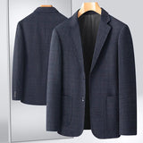 Joior New Men's Blazer Fashion Middle-aged Business Casual Professional Wear Casual Loose British Style Sub-trend Four Seasons Suit