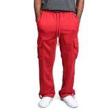 Joior Men Cargo Jogger Pants Autumn Hip Hop Street wear Loose Trousers Multi Pocket Solid Color Overalls GYM Sports Wear