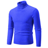 Joior Winter High Neck Thick Warm Sweater Men Turtleneck Brand Mens Sweaters Slim Fit Pullover Men Knitwear Male Double Collar