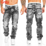 Joior Mens Black Jeans Slim Fit Quality Gray Casual Male Jeans Pants Skinny Fit Men Pants Hip Hop Streetwear Cotton Denim Trousers