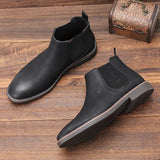 Joior 40~46 Chelsea Boots Men Brand Comfortable Fashion Leather Men Boots