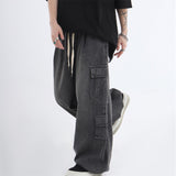 Joior Baggy Jeans Trousers Male Denim Pants Black Wide Leg Pants Men's Jeans men Oversize Cargo Korean Streetwear Hip Hop Harajuku