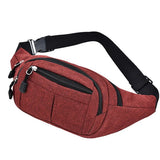 Joior Fashion Men Women Waist Bag Casual Fanny Pack Purse Large Phone Belt Bag Pouch Canvas Outdoor Travel Phone Bag Banana Hip Bags