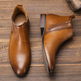 Joior Chelsea Boots Men Brand Comfortable Fashion Leather Boots