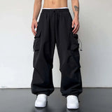 Joior Streetwear Spring Summer Cargo Pants Men Multi-pocket Harajuku Fashion Casual Men's Jogger Pants Wide Leg Loose Hip Pop Pants