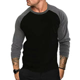 Joior Casual Fashion Streetwear Long Sleeve T-shirt Men Woman Fitness Raglan Sleeves Tee Shirt Male Tops Spring Autumn Clothing