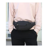 Joior Fashion Men Women Waist Bag Casual Fanny Pack Purse Large Phone Belt Bag Pouch Canvas Outdoor Travel Phone Bag Banana Hip Bags