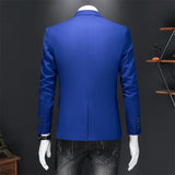 Joior High Quality Business Slim Fit Single Buttons Suits Jacket Men Slim Fit Casual Fashion Wedding Groom Tuxedo Blazer Coats 6XL-M