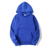 Joior Spring and Autumn Trendy Solid Color Sports Hoodies Fleece Men's and Women's Sweatshirts Trendy Pullovers Couples Hoodies S-3XL