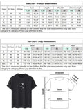 Joior Cotton T-shirt for Men Birds Pattern Short Sleeves Round Neck Tee Unisex Streetwear Slight Stretch Essential Tops