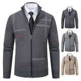 Joior New Spring and Autumn Cardigan Men's Knitwear Trend Stand-up Shirt Casual Coat Men's Wear