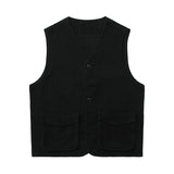 Joior Cotton High Street American Style Classic Denim Vest for Men Sleeveless Casual Waistcoat Men's Casual Vest