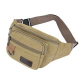 Joior Chest Bag Canvas Waist Bag Women Men's Belt Bag Fashion Bum Bag Travel Purse Bag for Phone Pouch Pocket Hip Bag Waist Pack Male