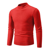 Joior winter fits men New Autumn Winter Designer Fashion Half Turtleneck Knitted Sweater High Quality Mens Casual Solid Color Warm Women Sweaters