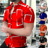 Joior 3D Printed Men's Shirt New High Quality Hawaiian Baroque Short Sleeve Tops