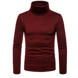 Joior Man Thermal Turtleneck Casual Sleepwear Shirt S-2XL Sleeve Long Slim Coat 5colors Basic Sweater Bottom Winter