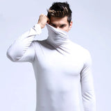 Joior Man Thermal Turtleneck Casual Sleepwear Shirt S-2XL Sleeve Long Slim Coat 5colors Basic Sweater Bottom Winter