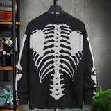 Joior Autumn and Winter Sweater Jacket New Jacquard Halloween Knitted Cardigan Fashion Men's and Women's Sweaters