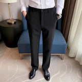 Joior Fashion New Men Suit Pants New Casual Straight Slim Classic Business Formal Blazer Pants Trousers Male Brand Clothing