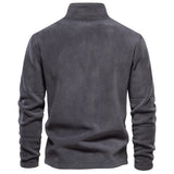 Joior Brand Quality Thicken Warm Fleece Jacket for Men Zipper Neck Pullover Men's Sweatshirt Soft Shell Mens Jacket