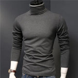 Joior Man Thermal Turtleneck Casual Sleepwear Shirt S-2XL Sleeve Long Slim Coat 5colors Basic Sweater Bottom Winter