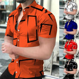 3D Printed Men's Shirt New High Quality Hawaiian Baroque Short Sleeve Tops