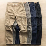 Joior Men's Loose-fit Straight-leg Cargo Pants Korean Style Casual Pants Summer Multi-pocket Work For Men