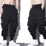 Joior Loose Harem Pants Men Cargo Trousers Hip Hop Outdoor Casual Ankle Length Pant Fashion Streetwear Pocket Sweatpants