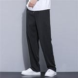 Joior Summer Cotton Linen Fashion Men's Trousers Casual Pants Solid Color Breathable Loose Shorts Straight Pants Streetwear