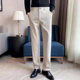 Joior Fashion New Men Suit Pants New Casual Straight Slim Classic Business Formal Blazer Pants Trousers Male Brand Clothing