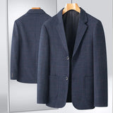 Joior New Men's Blazer Fashion Middle-aged Business Casual Professional Wear Casual Loose British Style Sub-trend Four Seasons Suit