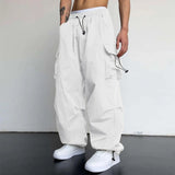 Joior Streetwear Spring Summer Cargo Pants Men Multi-pocket Harajuku Fashion Casual Men's Jogger Pants Wide Leg Loose Hip Pop Pants