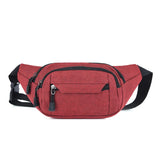 Joior Fashion Men Women Waist Bag Casual Fanny Pack Purse Large Phone Belt Bag Pouch Canvas Outdoor Travel Phone Bag Banana Hip Bags