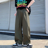 Joior Spring and Autumn Fashion Brand Japanese Retro Workwear Straight Tube Wide Leg Loose and Versatile Handsome Men's Casual Pants