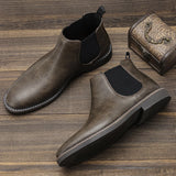 Joior 40~46 Chelsea Boots Men Brand Comfortable Fashion Leather Men Boots