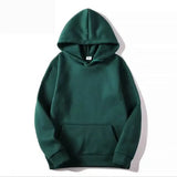 Joior Spring and Autumn Trendy Solid Color Sports Hoodies Fleece Men's and Women's Sweatshirts Trendy Pullovers Couples Hoodies S-3XL