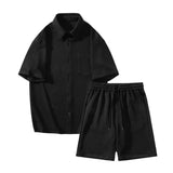 Joior Trends Costumes Sports Suits 2 Piece Set Short Sets New Men Sets Summer Outfit Men's Clothing 2024 Sleeve Fashion Pants