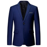 Joior Mens Stylish Colorful Slim Fit Casual Blazer Jacket Green Purple Black Yellow Wedding Prom Formal Suit Coats For Men