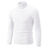 Joior black turtleneck outfit men Cool New Trend Men's High Neck Sweater  Pullover Knitted Warm Casual Men Clothing  Knitted Sweater Men