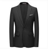 Joior Mens Stylish Colorful Slim Fit Casual Blazer Jacket Green Purple Black Yellow Wedding Prom Formal Suit Coats For Men