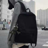 BACK TO SCHOOL Men Shoulder Backpack Casual Hiking Backpacks Outdoor Sport School Bag Large Organizer Travel Laptop Korean Back Package