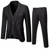 Joior Men Wedding Suit Prom Dress Jacket+Pants+Vest Men Suit Set Slim Fit Tuxedo Male Blazer Customized British Style Groom Clothing