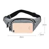 Joior Fashion Men Women Waist Bag Casual Fanny Pack Purse Large Phone Belt Bag Pouch Canvas Outdoor Travel Phone Bag Banana Hip Bags