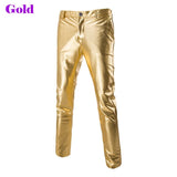 Joior Mens Dancer Stage Pants Gold Silver Rainbow Plaid Sequin Trousers Men Disco Festival Christmas Party Prom Pantalones Hombre 3XL