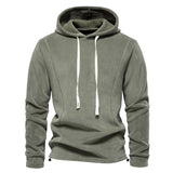 Joior Mens Winter Solid Fleece Hoody High Quality Warm Casual Drawstring Hat Sweatshirt Soft Shell Hoodies for Men