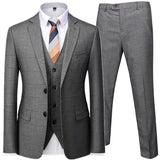 Joior Blazers Jacket Pants Vest / Fashion New Men's Casual Boutique Business British Plaid Striped Suit Coat Trousers Waistcoat