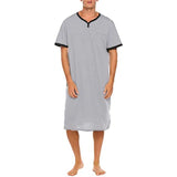 Joior European and American Men's Thin Lengthened Modal Pajamas Loose Short Sleeved Skin Friendly Pajamas T-Shirts Household Clothes