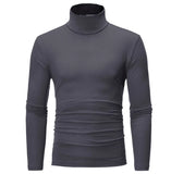 Joior Man Thermal Turtleneck Casual Sleepwear Shirt S-2XL Sleeve Long Slim Coat 5colors Basic Sweater Bottom Winter