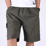 Joior Casual Mens Cargo Shorts 100Cotton Summer Soft Loose Quick-Dry Solid Joggers Streetwear Gym Sports Outdoors L-5XL Beach Shorts